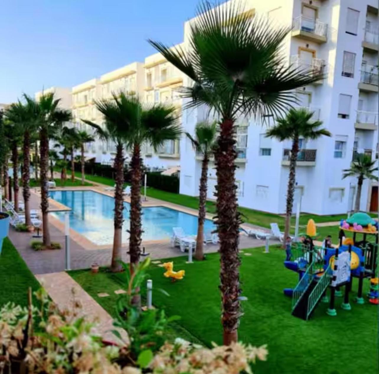 Ferienwohnung Apparemment De Luxe Vue Piscine Bouznika Exterior foto
