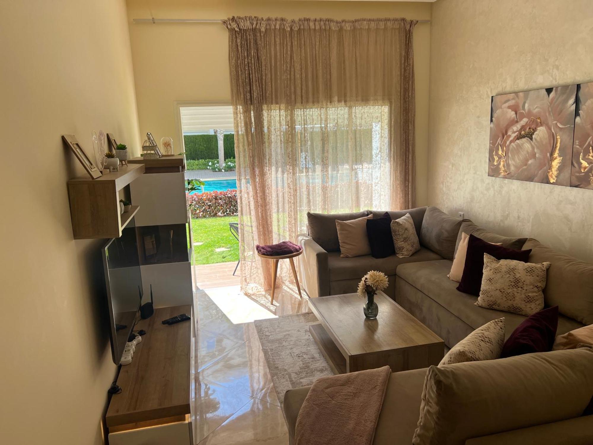 Ferienwohnung Apparemment De Luxe Vue Piscine Bouznika Exterior foto